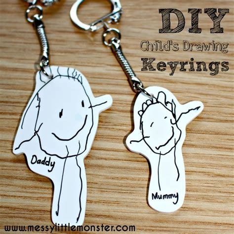 shrinky dink keyrings.